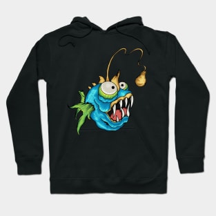 Angler fish hungry Hoodie